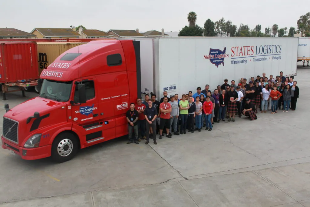 States Logistics Receives the 2014 Supplier Award